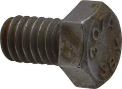 Value Collection - 5/16-18 Thread, 1/2" Length Under Head, Steel Hex Head Bolt - Uncoated, UNC Thread, ASTM A307, Grade 2 - Top Tool & Supply