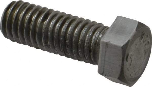 Value Collection - 7/16-14 Thread, 1-1/4" Length Under Head, Steel Hex Head Bolt - Uncoated, UNC Thread, ASTM A307, Grade 2 - Top Tool & Supply