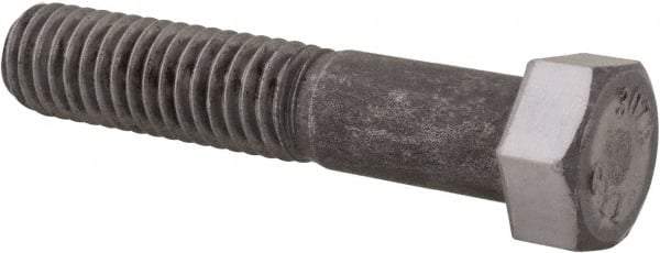 Value Collection - 7/16-14 Thread, 2-1/4" Length Under Head, Steel Hex Head Bolt - Uncoated, UNC Thread, ASTM A307, Grade 2 - Top Tool & Supply