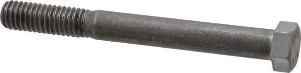 Value Collection - 7/16-14 Thread, 4" Length Under Head, Steel Hex Head Bolt - Uncoated, UNC Thread, ASTM A307, Grade 2 - Top Tool & Supply