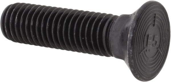 Value Collection - 1/2-13 UNC, 2" OAL, Steel Plow Bolt - Uncoated, Grade 5 - Top Tool & Supply