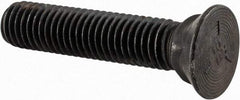 Value Collection - 1/2-13 UNC, 2-1/2" OAL, Steel Plow Bolt - Uncoated, Grade 5 - Top Tool & Supply