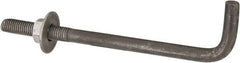 Value Collection - 5/8-11, 10" OAL Bent Anchor Bolt - Grade 2 Steel - Top Tool & Supply