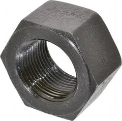 Value Collection - 1-1/4 - 12 UNF Steel Right Hand Hex Nut - 1-7/8" Across Flats, 1-1/16" High, Uncoated - Top Tool & Supply