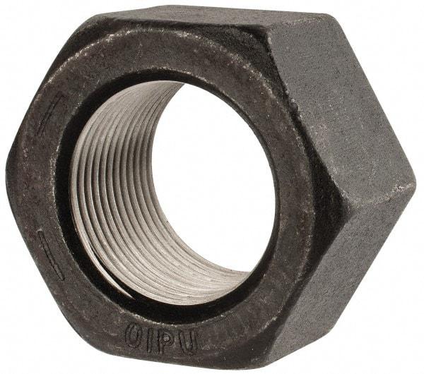 Value Collection - 1-3/8 - 12 UN Steel Right Hand Hex Nut - 2-1/16" Across Flats, 1-11/64" High, Uncoated - Top Tool & Supply