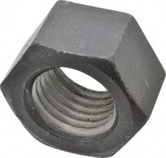 Value Collection - 1-3/4 - 5 UNC Steel Right Hand Hex Nut - 2-5/8" Across Flats, 1-1/2" High, Uncoated - Top Tool & Supply