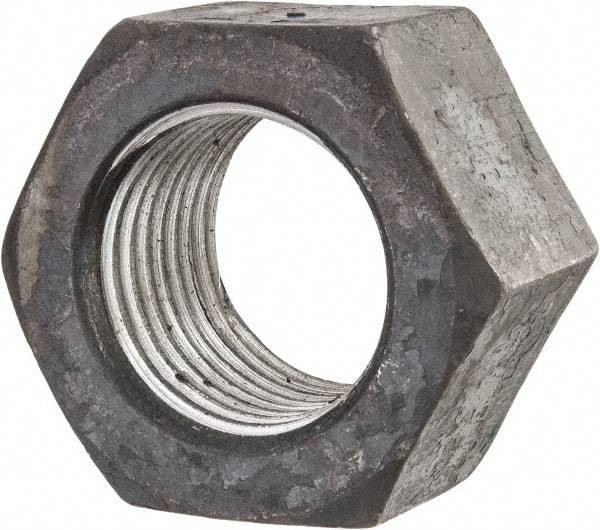 Value Collection - 2-3/4 - 4 UNC Steel Right Hand Hex Nut - 4-1/8" Across Flats, 2-23/64" High, Uncoated - Top Tool & Supply