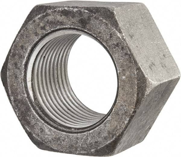 Value Collection - 3-4 UNC Steel Right Hand Hex Nut - 4-1/2" Across Flats, 2-37/64" High, Uncoated - Top Tool & Supply