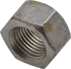 Value Collection - 1/2-20 UNF Steel Right Hand Hex Nut - 3/4" Across Flats, 7/16" High, Zinc Clear Finish - Top Tool & Supply