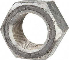 Value Collection - 1-3/8 - 12 UNF Steel Right Hand Hex Nut - 2-1/16" Across Flats, 1.1719" High, Uncoated - Top Tool & Supply