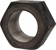 Value Collection - 3-12 UN Steel Right Hand Hex Nut - 4-1/2" Across Flats, 2-37/64" High, Uncoated - Top Tool & Supply