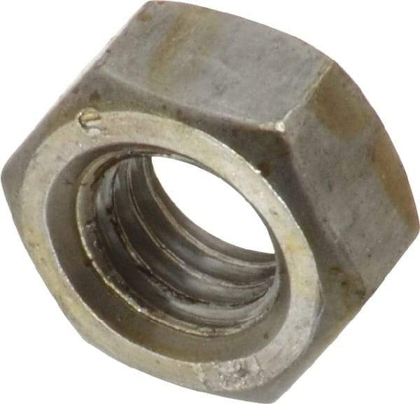 Value Collection - M8x1.25 Steel Right Hand Hex Nut - 13mm Across Flats, 6.5mm High, Uncoated - Top Tool & Supply