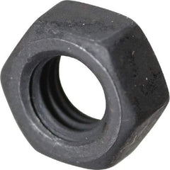 Value Collection - M6x1.00 Steel Right Hand Hex Nut - 10mm Across Flats, 5mm High, Uncoated - Top Tool & Supply