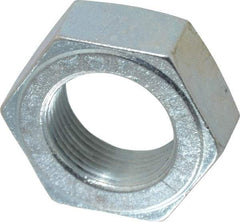 Value Collection - 1-1/4 - 12 UN Steel Right Hand Hex Jam Nut - 1-7/8" Across Flats, 23/32" High, Zinc-Plated Finish - Top Tool & Supply