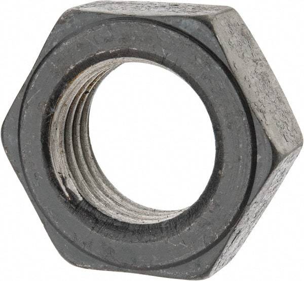 Value Collection - 2 - 4-1/2 UNC Steel Right Hand Hex Jam Nut - 3" Across Flats, 1-3/32" High, Uncoated - Top Tool & Supply