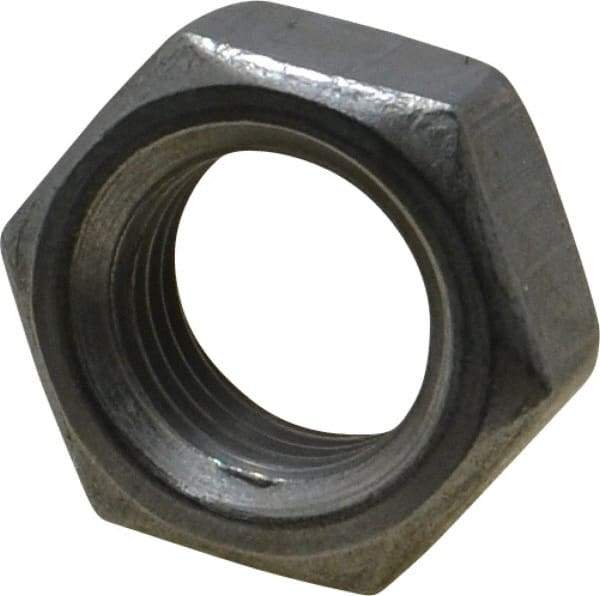 Value Collection - 1/2-20 UNF Steel Right Hand Hex Jam Nut - 3/4" Across Flats, 5/16" High, Uncoated - Top Tool & Supply