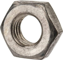 Value Collection - 7/16-14 UNC Steel Right Hand Heavy Hex Jam Nut - 3/4" Across Flats, 1/4" High, Uncoated, 2B Class of Fit - Top Tool & Supply