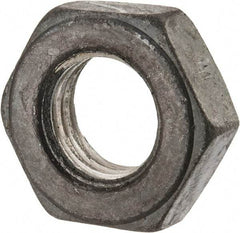 Value Collection - 7/8-9 UNC Steel Right Hand Heavy Hex Jam Nut - 1-7/16" Across Flats, 31/64" High, Uncoated, 2B Class of Fit - Top Tool & Supply