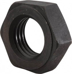 Value Collection - 2 - 4-1/2 UNC Steel Right Hand Heavy Hex Jam Nut - 3-1/8" Across Flats, 1-3/32" High, Uncoated, 2B Class of Fit - Top Tool & Supply