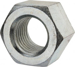 Value Collection - 2 - 4-1/2 UNC Steel Right Hand Heavy Hex Nut - 3-1/8" Across Flats, 1-31/32" High, Zinc Clear Finish - Top Tool & Supply