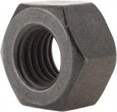 Value Collection - 5/8-11 UNC Steel Right Hand Heavy Hex Nut - 1-1/16" Across Flats, 39/64" High, Uncoated, 2B Class of Fit - Top Tool & Supply