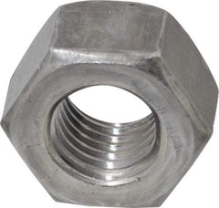 Value Collection - 3/4-10 UNC Steel Right Hand Heavy Hex Nut - 1-1/4" Across Flats, 47/64" High, Uncoated, 2B Class of Fit - Top Tool & Supply