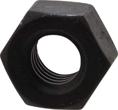 Value Collection - 7/16-14 UNC Steel Right Hand Heavy Hex Nut - 3/4" Across Flats, 27/64" High, Uncoated, 2B Class of Fit - Top Tool & Supply