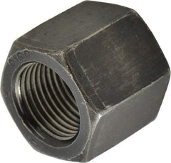 Value Collection - 7/8-14 UNF Steel Right Hand High Hex Nut - 1-5/16" Across Flats, 1-5/32" High, Uncoated - Top Tool & Supply