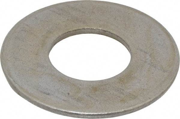 Value Collection - 1-1/4" Screw, Steel USS Flat Washer - 1-3/8" ID x 3" OD, 11/64" Thick, Plain Finish - Top Tool & Supply