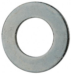 Value Collection - 1-3/8" Screw, Steel SAE Flat Washer - 1-7/16" ID x 2-3/4" OD, 5/32" Thick, Zinc-Plated Finish - Top Tool & Supply