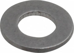 4″ Screw Standard Flat Washer: Steel, Uncoated 0.129″ ID, 0.311″ OD, 0.021″ Thick