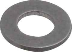 Value Collection - #5 Screw, Steel SAE Flat Washer - 9/64" ID x 9/32" OD, 1/32" Thick, Plain Finish - Top Tool & Supply