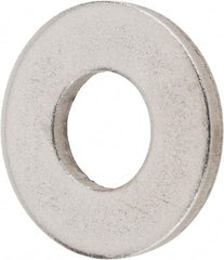 Value Collection - 1/4" Screw, Steel SAE Flat Washer - 9/32" ID x 5/8" OD, 1/16" Thick, Plain Finish - Top Tool & Supply