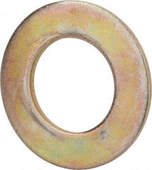 Value Collection - 1-3/4" Screw, Grade 8 Steel SAE Flat Washer - 1-7/8" ID x 3-3/8" OD, 5/32" Thick, Zinc Yellow Dichromate Finish - Top Tool & Supply