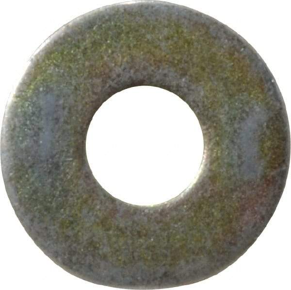 Value Collection - 7/16" Screw, Grade 8 Steel Extra Thick Flat Washer - Zinc Yellow Dichromate Finish - Top Tool & Supply