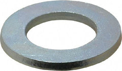 Value Collection - M24 Screw, Steel Standard Flat Washer - 25mm ID x 44mm OD, 4mm Thick, Zinc-Plated Finish - Top Tool & Supply