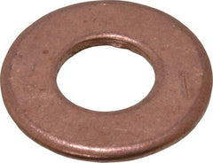 Value Collection - #24 Screw, Silicon Bronze Standard Flat Washer - 0.395" ID x 7/8" OD, 0.064" Thick, Plain Finish - Top Tool & Supply