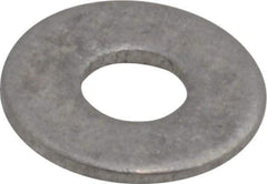 Value Collection - #6 Screw, Aluminum Standard Flat Washer - 0.147" ID x 3/8" OD, 0.032" Thick, Plain Finish - Top Tool & Supply