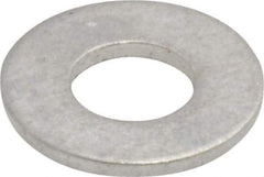 Value Collection - #8 Screw, Aluminum Standard Flat Washer - 0.168" ID x 3/8" OD, 0.032" Thick, Plain Finish - Top Tool & Supply