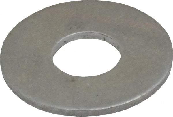 Value Collection - 1/4" Screw, Aluminum Standard Flat Washer - 0.264" ID x 0.689" OD, 0.048" Thick - Top Tool & Supply