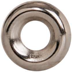 Value Collection - 7/64" Thick, Nickel-Plated Finish, Steel, Standard Countersunk Washer - 0.235" ID x 19/32" OD - Top Tool & Supply