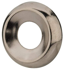 Value Collection - 0.021" Thick, Nickel-Plated Finish, Steel, Standard Countersunk Washer - 0.585" ID x 0.89" OD - Top Tool & Supply