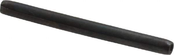 Made in USA - 1/16" Diam x 3/4" Long Coiled Spring Pin - Grade 1070-1090 Alloy Steel, Black Oxide Finish - Top Tool & Supply