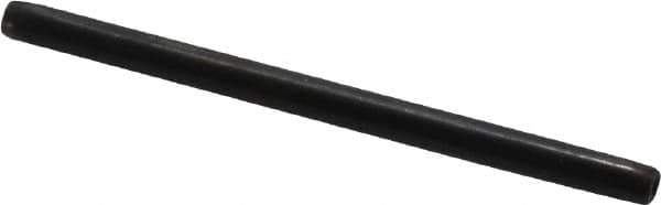 Made in USA - 1/16" Diam x 1" Long Coiled Spring Pin - Grade 1070-1090 Alloy Steel, Black Oxide Finish - Top Tool & Supply