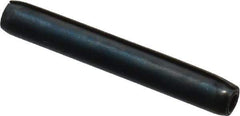 Made in USA - 3/32" Diam x 11/16" Long Coiled Spring Pin - Grade 1070-1090 Alloy Steel, Black Oxide Finish - Top Tool & Supply