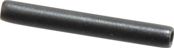 Made in USA - 3/32" Diam x 3/4" Long Coiled Spring Pin - Grade 1070-1090 Alloy Steel, Black Oxide Finish - Top Tool & Supply