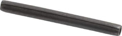 Made in USA - 3/32" Diam x 1" Long Coiled Spring Pin - Grade 1070-1090 Alloy Steel, Black Oxide Finish - Top Tool & Supply