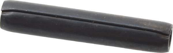 Made in USA - 1/8" Diam x 11/16" Long Coiled Spring Pin - Grade 1070-1090 Alloy Steel, Black Oxide Finish - Top Tool & Supply