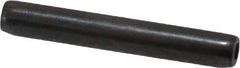 Made in USA - 1/8" Diam x 7/8" Long Coiled Spring Pin - Grade 1070-1090 Alloy Steel, Black Oxide Finish - Top Tool & Supply