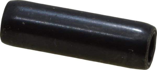 Made in USA - 3/16" Diam x 5/8" Long Coiled Spring Pin - Grade 1070-1090 Alloy Steel, Black Oxide Finish - Top Tool & Supply